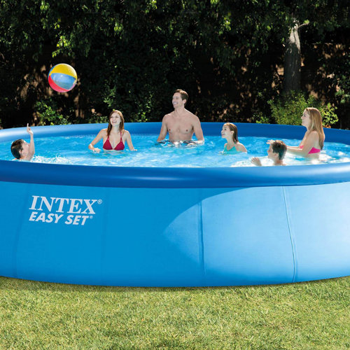 Intex Round Above Ground Swimming Pool & Reviews Wayfair